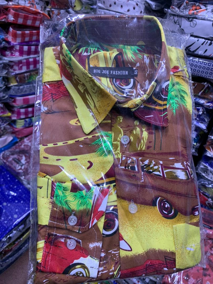 This is one of the best shirts in stock. It is of greater quality and it is a hot cake. It is made up of quality cotton 100% and it can last for a very long time. It Can not easily tear because it is solid. Available in L, M, XL, XXL,XXXL.