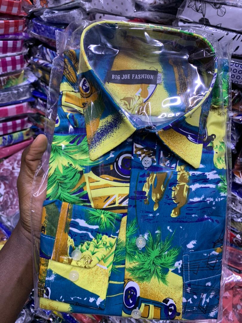 This is one of the best shirts in stock. It is of greater quality and it is a hot cake. It is made up of quality cotton 100% and it can last for a very long time. It Can not easily tear because it is solid. Available in L, M, XL, XXL,XXXL.