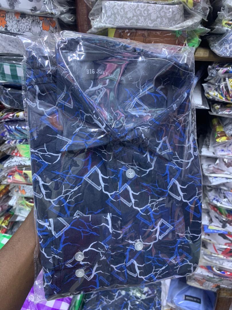 This is one of the best shirts in stock. It is of greater quality and it is a hot cake. It is made up of quality cotton 100% and it can last for a very long time. It Can not easily tear because it is solid. Available in L, M, XL, XXL,XXXL.