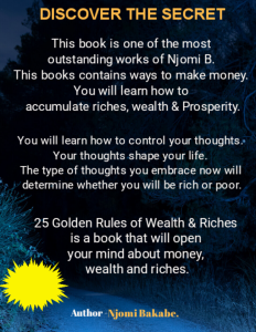 This book contains ways to make money. You will learn how to accumulate riches, wealth, and prosperity