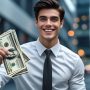 Man with money