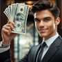 Man with money