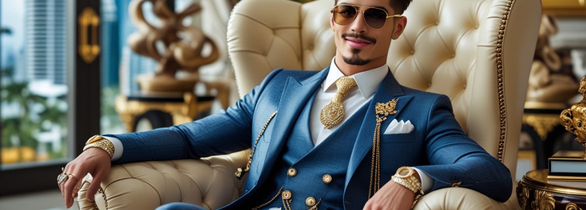 MAN SITTING ON THE COUCH