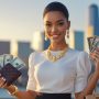 woman with money