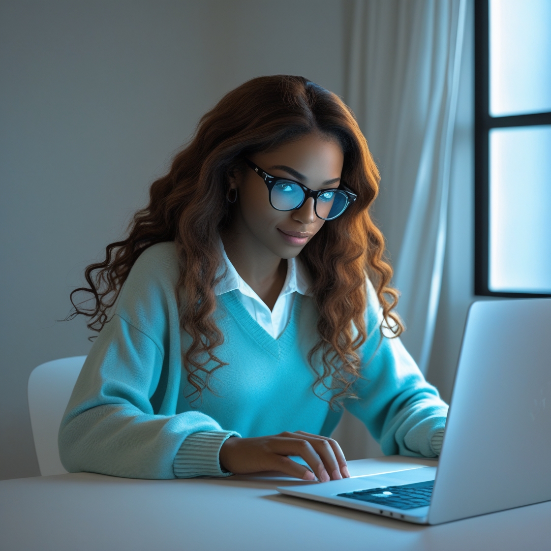woman on laptop