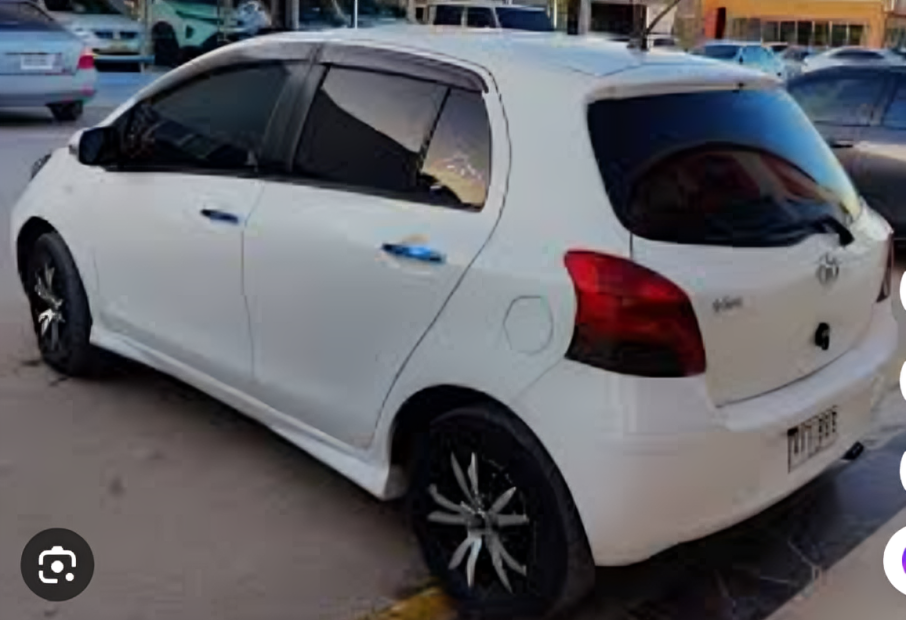 Buy Toyota Yaris 2008 White – Automatic, No Faults, Best Price in Cameroon