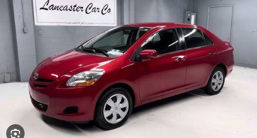 Toyota Yaris 2008 Oxblood for Sale – Reliable Automatic Car in Cameroon
