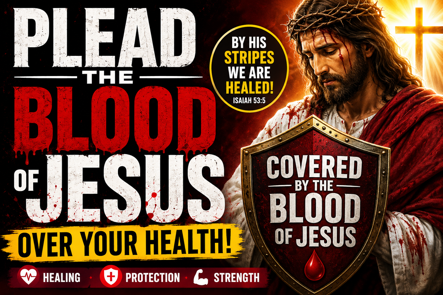 Plead the Blood of Jesus Over Your Health: A Powerful Prayer for Healing, Protection, and Divine Strength